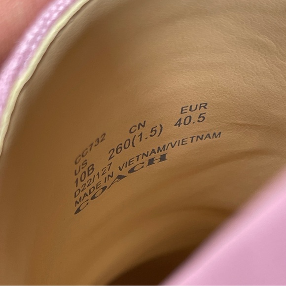 COACH Leah Loafer In Signature Canvas Womens Size 10 Shoes - Picture 8 of 8